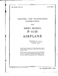 AN 01-60JF-2 Erection and Maintenance Instructions for Army Model P-51H