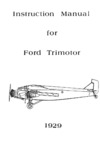 3314 Instruction Manual for Ford Trimotor