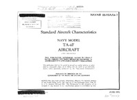 TA-4F Skyhawk Standard Aircraft Characteristics - June 1971