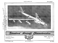2729 B-47C Stratojet Standard Aircraft Characteristics - 22 September 1950