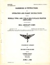 2675 Handbook of instructions of operation and flight instructions for the models YMF1 and YFM-1B