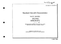 3261 EC-54U Skymaster Standard Aircraft Characteristics - 1 July 1967