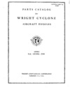 Catalog Part 851653 Parts Catalog for Wright Cyclone Aircraft Engines Series GR-1820G-200