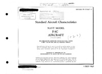 NAVAIR 00-110AF1-1 F-1C Fury Standard Aircraft Characteristics