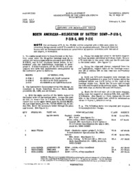 TO 60JD-27 Relocation of Battery Sump -P-51B-1,P-51B-5 and P-51C