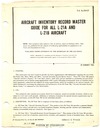 T.O. 1L-21A-21 Aircraft Inventory Record Master Guide for All L-21A and L-21B Aircraft