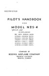 Pilot&#039;s handbook for model N2S-4 Airplanes