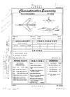 RF-105A Thunderchief Characteristics Summary - 22 March 1954