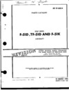 AN 01-60JE-4 Parts Catalog F-51D, TF-51D and P-51K