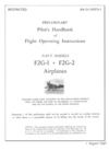AN 01-195FA-1 Preliminary Pilot&#039;s Handbook of Flight Operating Instructions F2G-1 - F2G-2 Airplanes