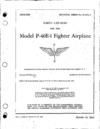 T.O. 01-25CJ-4 parts Catalog for the Model P-40E-1 Fighter Airplane