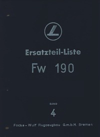Ersatzteil- Liste Fw 190 - Band 4