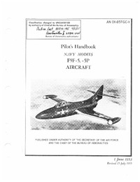 AN 01-85FGC-1 Pilot&#039;s Handbook F9F-5, -5P Aircraft