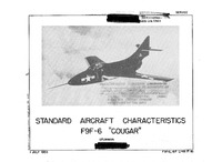 Standard Aircraft Characteristics F9F-6 Cougar