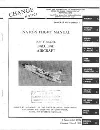 Navair 01-45HHD-1 natops Flight Manual F-8D