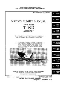 Navair 01-60GBA-1 Natops Flight Manual T-39D