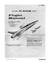 T.O. 1F-105B-1 F-105B Flight Manual - AF serial No 57-5776 and later