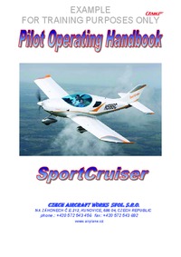 Pilot Operating Handbook Sport Cruiser