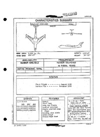 P6M-1 Seamaster Characteristics Summary - 30 April 1956