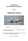 The definitive pilots operating handbook for the Yakovlev Yak 52