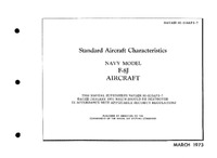 F-8J Crusader Standard Aircraft Characteristics - March 1973