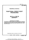 SR-71-6CF-1 Technical Manual - Functional Check Flight Procedures - SR-71A and SR-71B Aircraft