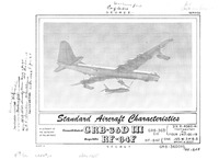 GRB-36D-III and RF-84F Standard Aircraft Characteristics - 24 October 1955