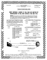 TO 60JD-25 Rework of fuel gauge and addition of accumulators to fuel vent system - P-51B and P-51C