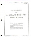 AN 02-30-AC4 - Parts Catalog for Aircraft Engines Model R-755-9