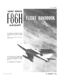 T.O. 1F-86H-1 USAF Flight Handbook F-86H Aircraft