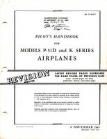 AN 01-60JE-1 Pilot&#039;s Handbook for Models P-51D and K series airplanes (Mustang)