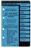 A1-010DA-NFM-500 Natops Pilot&#039;s Pocket Checklist OV10D SLEP